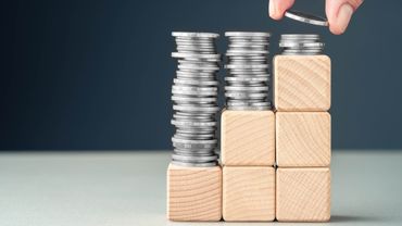 Pièces de monnaie empilées